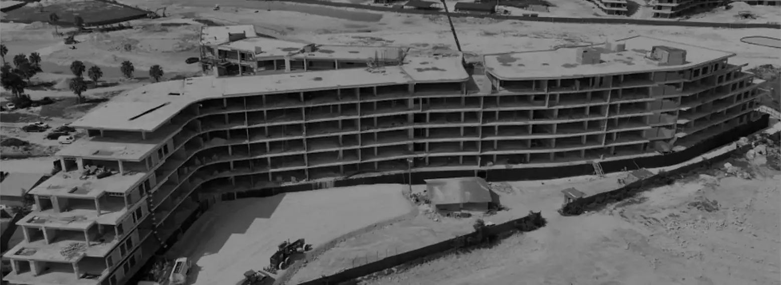 Bonita Golf Residences, Cap Cana · Construction management on behalf of the owner · Structure topped out, finishes under way (September 2026)
